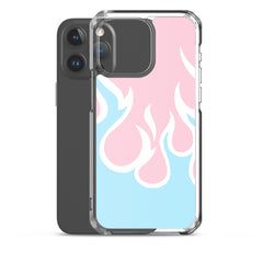 Inverted Flames Clear Case