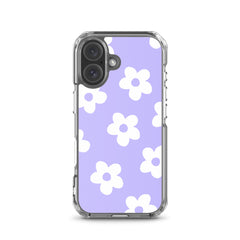 Purple Bloom Clear Case