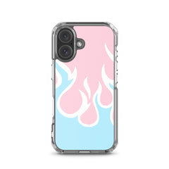 Inverted Flames Clear Case