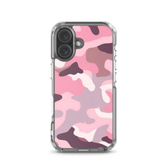 Pink Camo Clear Case