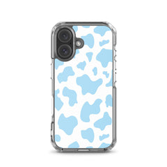 Blue Moo Moo Clear Case