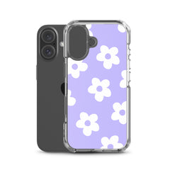 Purple Bloom Clear Case