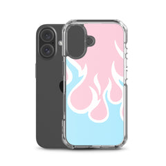 Inverted Flames Clear Case