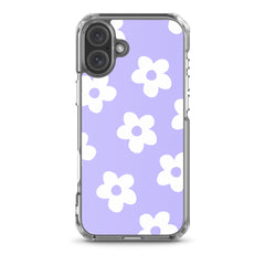 Purple Bloom Clear Case