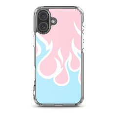 Inverted Flames Clear Case