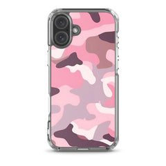 Pink Camo Clear Case