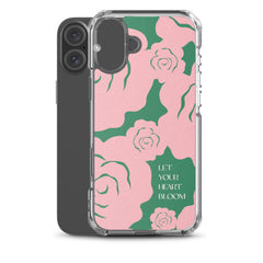 Let Your Heart Bloom Clear Case