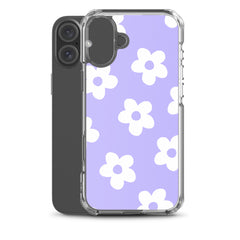 Purple Bloom Clear Case