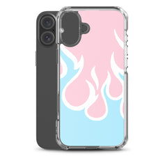 Inverted Flames Clear Case