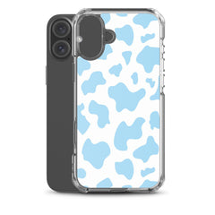 Blue Moo Moo Clear Case