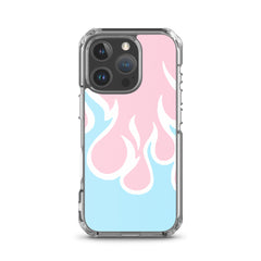 Inverted Flames Clear Case