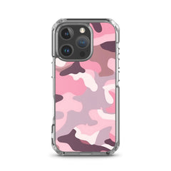 Pink Camo Clear Case