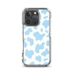 Blue Moo Moo Clear Case