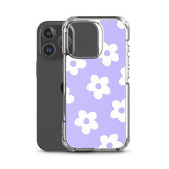 Purple Bloom Clear Case