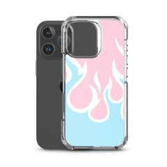 Inverted Flames Clear Case