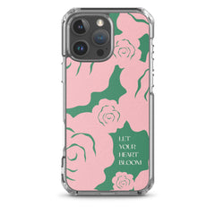 Let Your Heart Bloom Clear Case