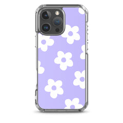 Purple Bloom Clear Case