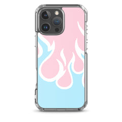 Inverted Flames Clear Case