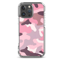 Pink Camo Clear Case