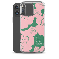 Let Your Heart Bloom Clear Case