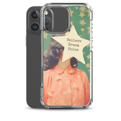 Believe Dream Shine Clear Case