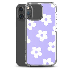 Purple Bloom Clear Case