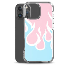 Inverted Flames Clear Case