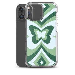 Green Butterfly Clear Case