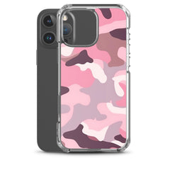 Pink Camo Clear Case