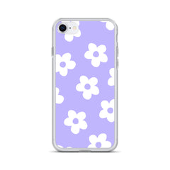 Purple Bloom Clear Case