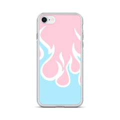 Inverted Flames Clear Case