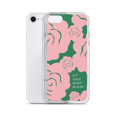 Let Your Heart Bloom Clear Case