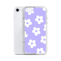 Purple Bloom Clear Case