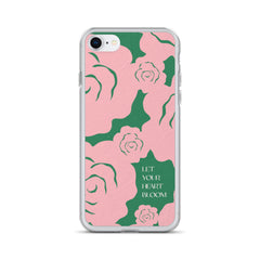 Let Your Heart Bloom Clear Case