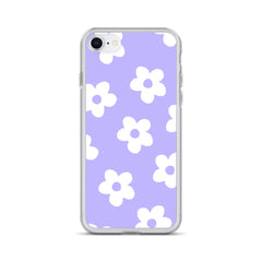 Purple Bloom Clear Case