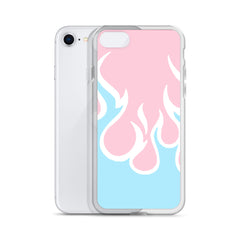 Inverted Flames Clear Case