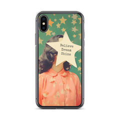 Believe Dream Shine Clear Case