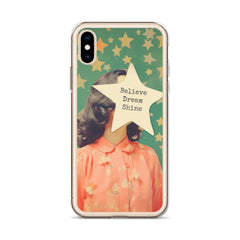 Believe Dream Shine Clear Case