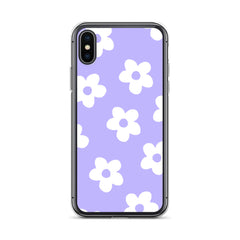 Purple Bloom Clear Case