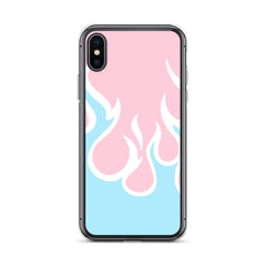 Inverted Flames Clear Case