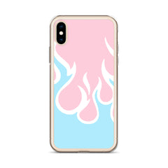 Inverted Flames Clear Case