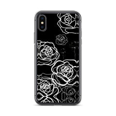 White Roses Clear Case