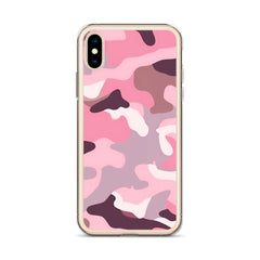 Pink Camo Clear Case