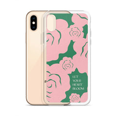 Let Your Heart Bloom Clear Case