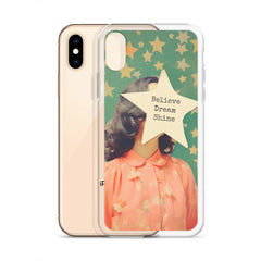 Believe Dream Shine Clear Case