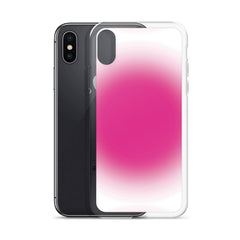 Pink Aura Clear Case