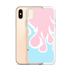 Inverted Flames Clear Case