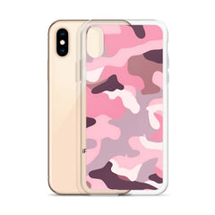 Pink Camo Clear Case