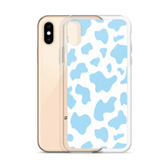 Blue Moo Moo Clear Case