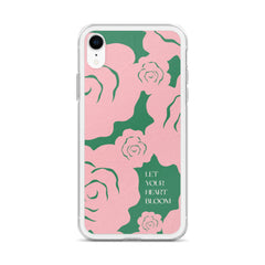 Let Your Heart Bloom Clear Case